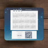 QR-Code für 2026-Kalender hinzufügen Mousepad