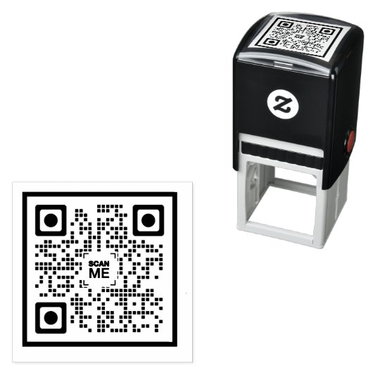 QR-Code für alle sozialen Medien scannen mich einf Permastempel (Beispiel)