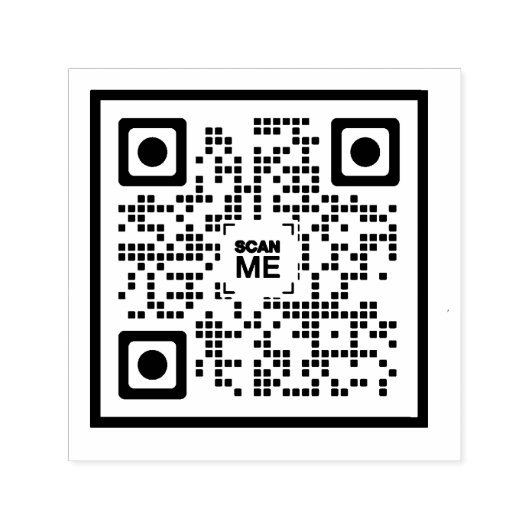 QR-Code für alle sozialen Medien scannen mich einf Permastempel (Design)