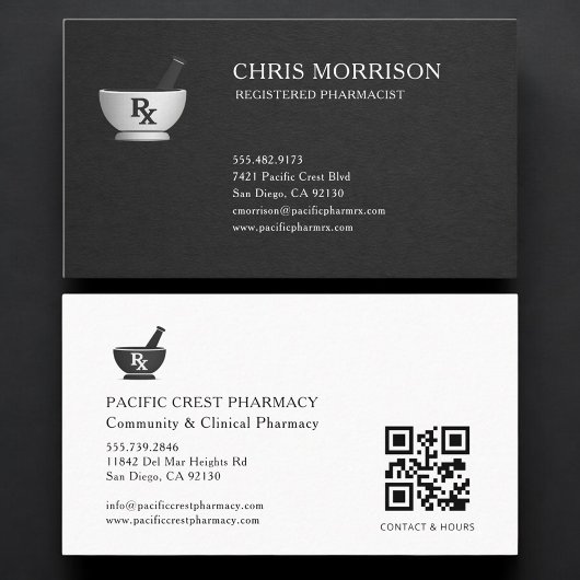 QR-Code für Apotheker Professional Visitenkarte