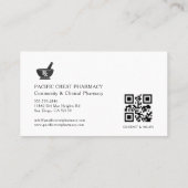 QR-Code für Apotheker Professional Visitenkarte (Rückseite)
