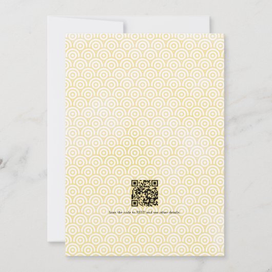 QR-Code für aquamarine Hochzeit in Urlaubsort und Einladung (Rückseite)