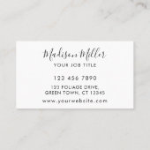 QR-Code für Aquarellgrün Visitenkarte (Rückseite)