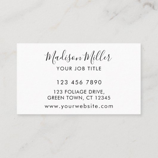 QR-Code für Aquarellgrün Visitenkarte (Rückseite)