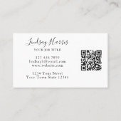 QR-Code für Aquarellgrün Visitenkarte (Rückseite)