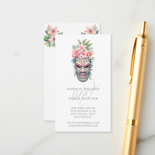 QR-Code für Beach Wedding Begleitkarte (Vorderseite/Rückseite Beispiel)