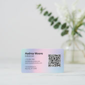QR-Code für Beauty Services Visitenkarte (Stehend Vorderseite)