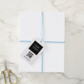 QR-Code für benutzerdefinierbare Firmenlogo Geschenkanhänger (Mit Garn)