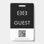 QR-Code für benutzerdefinierte Abzeichen Ausweis (Rückseite)