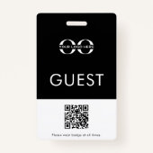 QR-Code für benutzerdefinierte Abzeichen Ausweis (Rückseite)