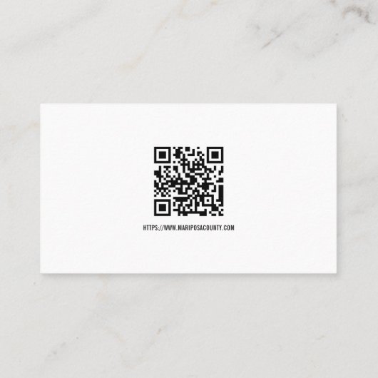 QR-Code für benutzerdefinierte Dispatcher-Notfalld Visitenkarte (Rückseite)