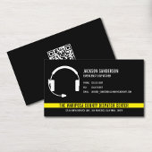 QR-Code für benutzerdefinierte Dispatcher-Notfalld Visitenkarte