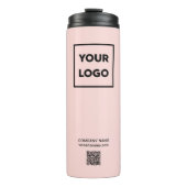 QR-Code für benutzerdefinierte Firmenlogos auf Kor Thermosbecher (Vorderseite)