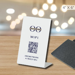 QR-Code für benutzerdefinierte Logos für Wi-Fi-Zug Sockelschild