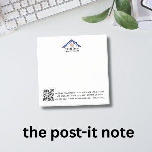 QR-Code für benutzerdefinierte Logos Post-it Klebezettel