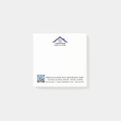 QR-Code für benutzerdefinierte Logos Post-it Klebezettel (Vorderseite)