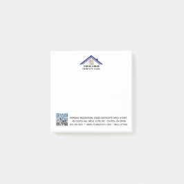 QR-Code für benutzerdefinierte Logos Post-it Klebezettel