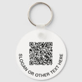 QR-Code für benutzerdefinierte Logos Schlüsselanhänger (Rückseite)