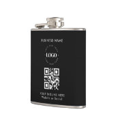 QR-Code für benutzerdefinierte Unternehmen und Tex Flachmann (Links)