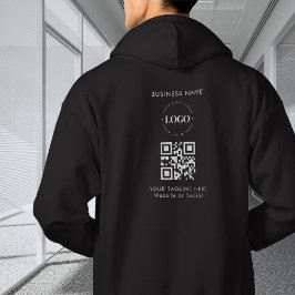 QR-Code für benutzerdefinierte Unternehmen und Tex Hoodie