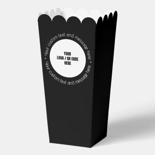 QR-Code für benutzerdefiniertes Firmenlogo Text Sc Geschenkschachtel (Vorderseite)