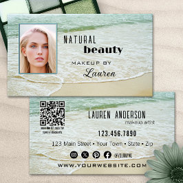 QR-Code für beruflich Makeup Beach Beauty Visitenkarte