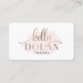 QR-Code für berufliche, elegante Logos Visitenkarte (Vorderseite)