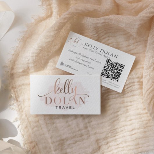 QR-Code für berufliche, elegante Logos Visitenkarte