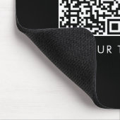 QR-Code für berufliche Geschäftslogos und Text Mousepad (Ecke)
