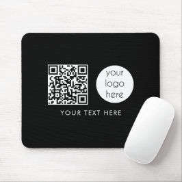 QR-Code für berufliche Geschäftslogos und Text Mousepad
