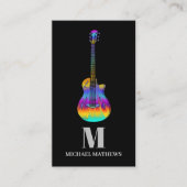 QR-Code für Berufliche Gitarrenmusiklehrer Visitenkarte (Vorderseite)