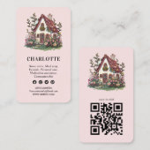 QR-Code für berufliche Hausangestellte Visitenkarte (Vorne/Hinten)