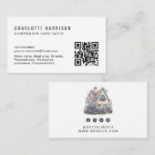 QR-Code für berufliche Hausangestellte Visitenkarte (Vorne/Hinten)