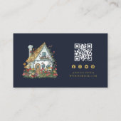 QR-Code für berufliche Hausangestellte Visitenkarte (Rückseite)