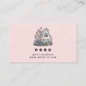 QR-Code für berufliche Hausangestellte Visitenkarte (Rückseite)