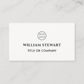 Qr-Code für berufliche kreative Logos für soziale Visitenkarte (Vorderseite)