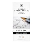 QR-Code für berufliche Pen-Logos Notar Öffentliche Werbekarte (Vorne)