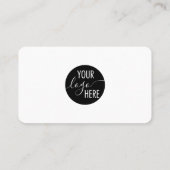 QR-Code für berufliche saubere generische Firmenze Visitenkarte (Rückseite)