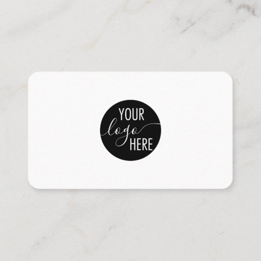 QR-Code für berufliche saubere generische Firmenze Visitenkarte (Rückseite)