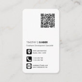 QR-Code für berufliche soziale Medien Visitenkarte (Vorderseite)
