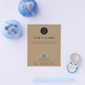 QR-Code für berufliche Unternehmen Flyer (Einzeln)