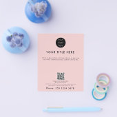 QR-Code für berufliche Unternehmen Flyer (Einzeln)