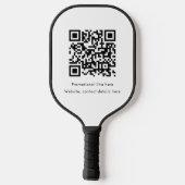 QR-Code für Berufliche Unternehmen Pickleball Schläger (Rückseite)