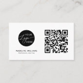 QR-Code für Berufliche Unternehmen Visitenkarte (Vorderseite)