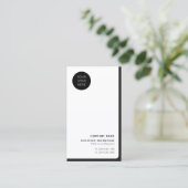 QR-Code für berufliche Unternehmensnetzwerke Visitenkarte (Stehend Vorderseite)