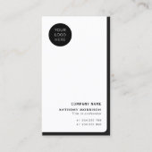 QR-Code für berufliche Unternehmensnetzwerke Visitenkarte (Vorderseite)