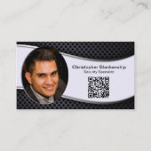 QR-Code für Berufliches Foto mit benutzerdefiniert Visitenkarte (Vorderseite)