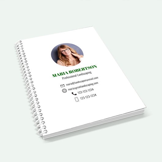 QR-Code für Berufliches Foto Notizblock