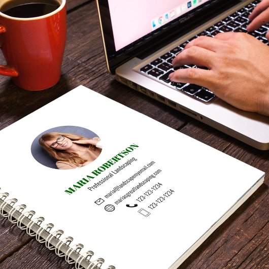 QR-Code für Berufliches Foto Notizblock