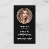 QR-Code für Berufliches Foto Visitenkarte (Vorderseite)